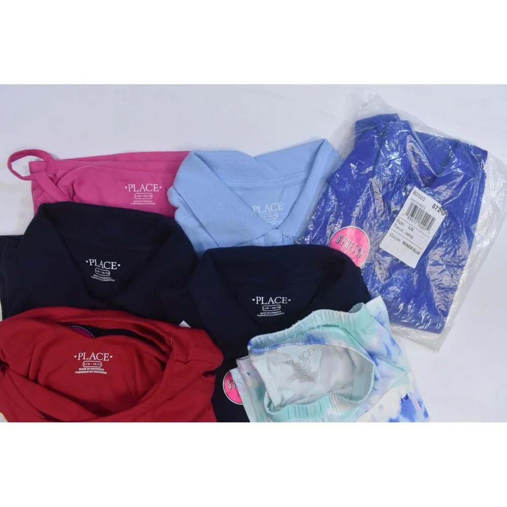 The Childrens Place Lot Of 12 Girls Size Large 10/12 Mixed Season Tops Bottoms